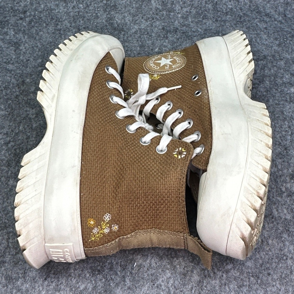 Converse Run Star Hike High Top Brown Platform Lug Sole Women's 8.5 Men's 6.5 - Picture 11 of 11
